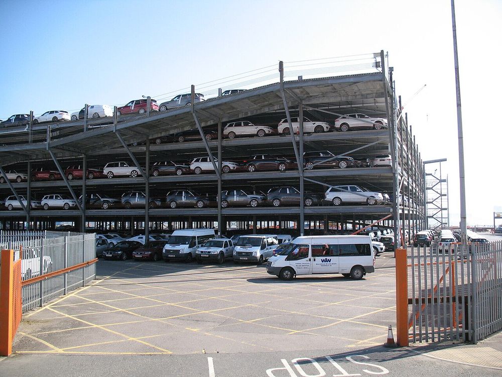 Car park, Southampton Docks