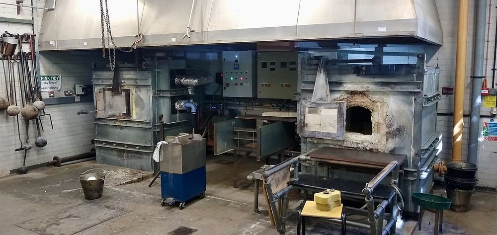 Glassblowing Workshop, University for the Creative Arts (Farnham Campus), Surrey, in September 2025