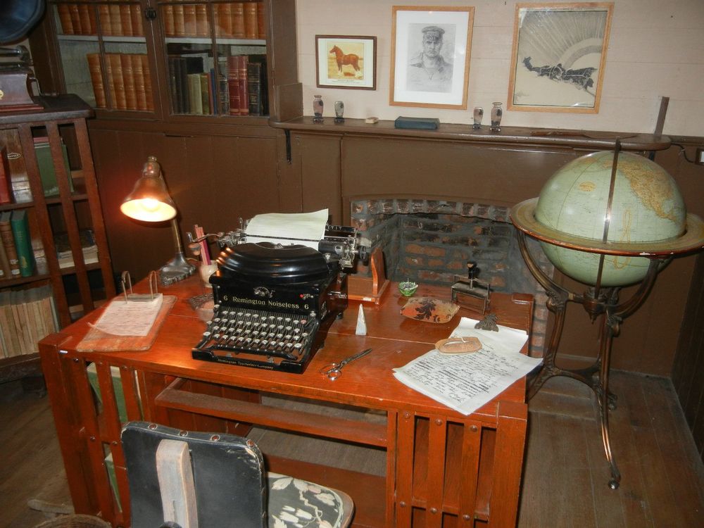 Charmian London's typewriter desk. Jack London State Historic Park , Glen Ellen, CA.